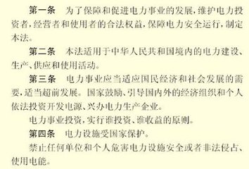 中華人民共和國電力法